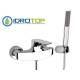 Miscelatore INFINITY DOCCIA ESTERNO completo kit doccia in Ottone Cromato Remer