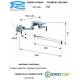 Miscelatore INFINITY LAVELLO a MURO in Ottone Cromato Remer