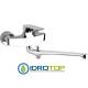 Miscelatore INFINITY LAVELLO/VASCA con CANNA LUNGA 30 cm senza kit doccia  in Ottone Cromato Remer