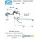 Miscelatore INFINITY LAVELLO/VASCA con CANNA LUNGA 30 cm senza kit doccia  in Ottone Cromato Remer