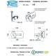 Miscelatore INFINITY INCASSO con DOCCETTA in Ottone Cromato Remer