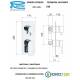Miscelatore INFINITY DOCCIA monocomando con DEVIATORE a 3 VIE in Ottone Cromato Remer