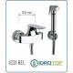 Miscelatore INFINITY DOCCIA ESTERNO:DOCCETTA Ottone Cromato