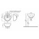 Lavabo You & Me Hatria sospeso circolare