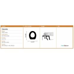 Copriwater Dolomite PERLA NEW  BIANCO EUROPA  Sedile Wc Coprivaso Asse