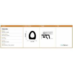 Copriwater Dolomite NOVELLA MINI  BIANCO EUROPA  Sedile Wc Coprivaso Asse