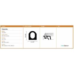 Copriwater Dolomite ASILO  BIANCO EUROPA  Sedile Wc Coprivaso Asse