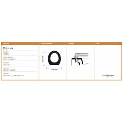 Copriwater Dolomite GARDA BIANCO EUROPA  Sedile Wc Coprivaso Asse