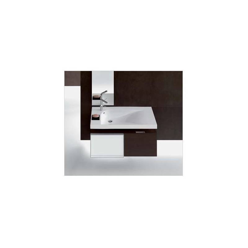 Lavabo Grandangolo G-100 in Ceramica. Possibilità di Installazione a Muro o a Parete 1000x500 Hatria