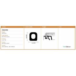 Copriwater Dolomite RIO DUO  BIANCO EUROPA  Sedile Wc Coprivaso Asse