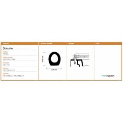 Copriwater Dolomite PERLA  CHAMPAGNE Sedile Wc Coprivaso Asse