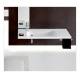 Lavabo Grandangolo G-150 in Ceramica. Possibilità di Installazione a Muro o a Parete 1500x500 Hatria