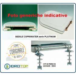 Copriwater Dolomite FLEO  BIANCO EUROPA  Sedile Wc Coprivaso Asse