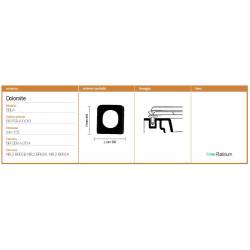 Copriwater Dolomite EBLA  NERO Sedile Wc Coprivaso Asse