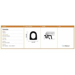 Copriwater Dolomite ASOLO  BIANCO EUROPA  Sedile Wc Coprivaso Asse