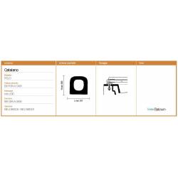 Copriwater Catalano POLO BIANCO EUROPA Sedile Wc Coprivaso Asse 