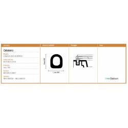 Copriwater Catalano CANOVA DUO SOSPESO  BIANCO EUROPA Sedile Wc Coprivaso Asse 