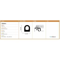 Copriwater Catalano ZERO 55   BIANCO EUROPA Sedile Wc Coprivaso Asse 