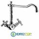 Miscelatore LIBERTY LAVABO monoforo con CANNA ANTICA Cromato Remer