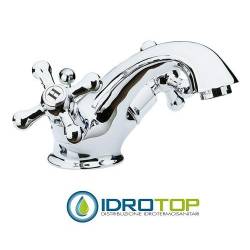 Miscelatore LIBERTY LAVABO monoforo con PILETTA Cromato Remer