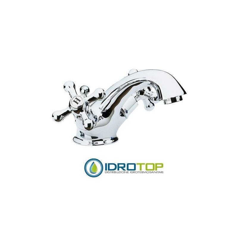 Miscelatore LIBERTY LAVABO monoforo con PILETTA Cromato Remer