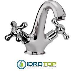Miscelatore LIBERTY LAVABO monoforo con piletta Clik Clack Cromato Remer