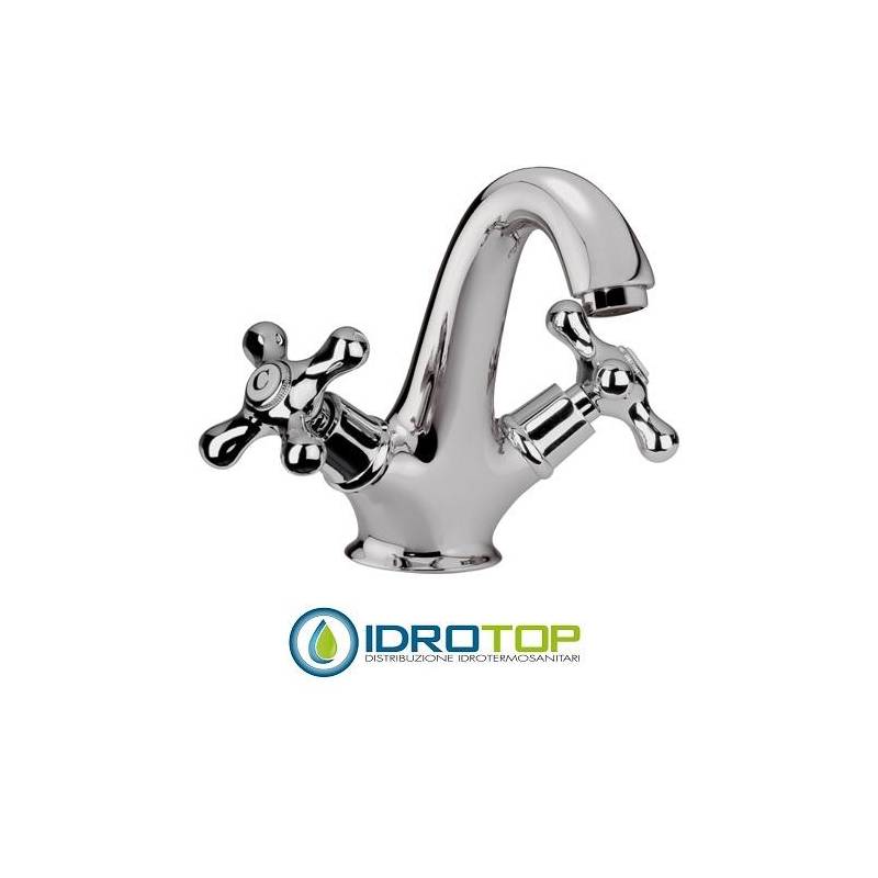 Miscelatore LIBERTY LAVABO monoforo con piletta Clik Clack Cromato Remer