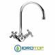 Miscelatore LIBERTY LAVABO monoforo CANNA A TUBO Cromato Remer