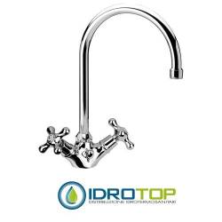 Miscelatore LIBERTY LAVABO monoforo CANNA A TUBO Cromato Remer