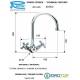 Miscelatore LIBERTY LAVABO monoforo CANNA A TUBO Cromato Remer