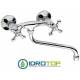 Rubinetto LIBERTY Gruppo LAVELLO a MURO con CANNA INFERIORE Cromo Remer