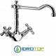 Rubinetto LIBERTY LAVELLO ESTERNO monoforo con CANNA  ANTICA Cromo Remer