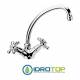 Rubinetto LIBERTY LAVELLO ESTERNO monoforo con CANNA JOTA Cromo Remer