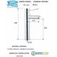 Miscelatore MINIMAL LAVABO ALTO L senza piletta Cromato Remer