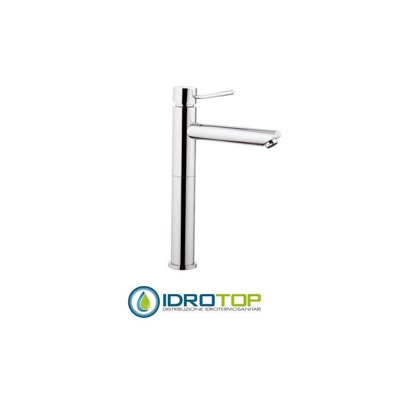 Miscelatore MINIMAL LAVABO ALTO LXL senza piletta Cromato Remer