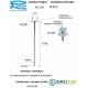 Miscelatore MINIMAL da SOFFITTO  lunghezza 166 cm Cromato Remer