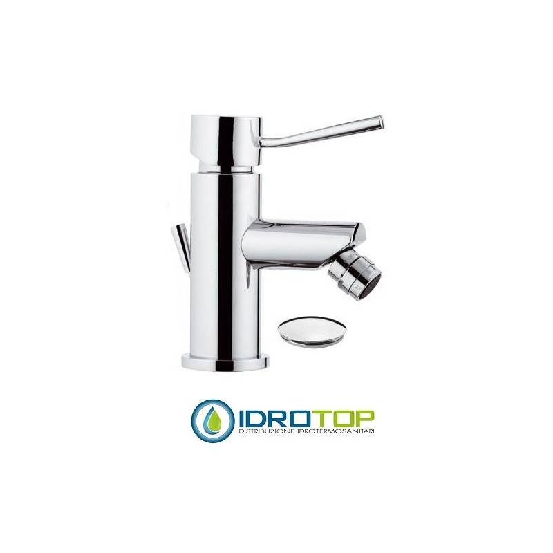 Miscelatore MINIMAL BIDET con piletta e aeratore direzionabile Cromato Remer