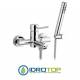 Miscelatore MINIMAL VASCA ESTERNO con doccia Cromato Remer