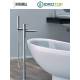 Miscelatore MINIMAL VASCA da PAVIMENTO con kit doccia Cromato Remer