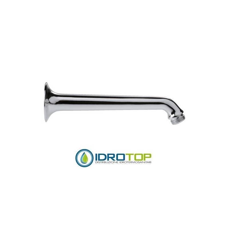 Braccio Doccia PESANTE cm 20 in ottone Cromato Remer