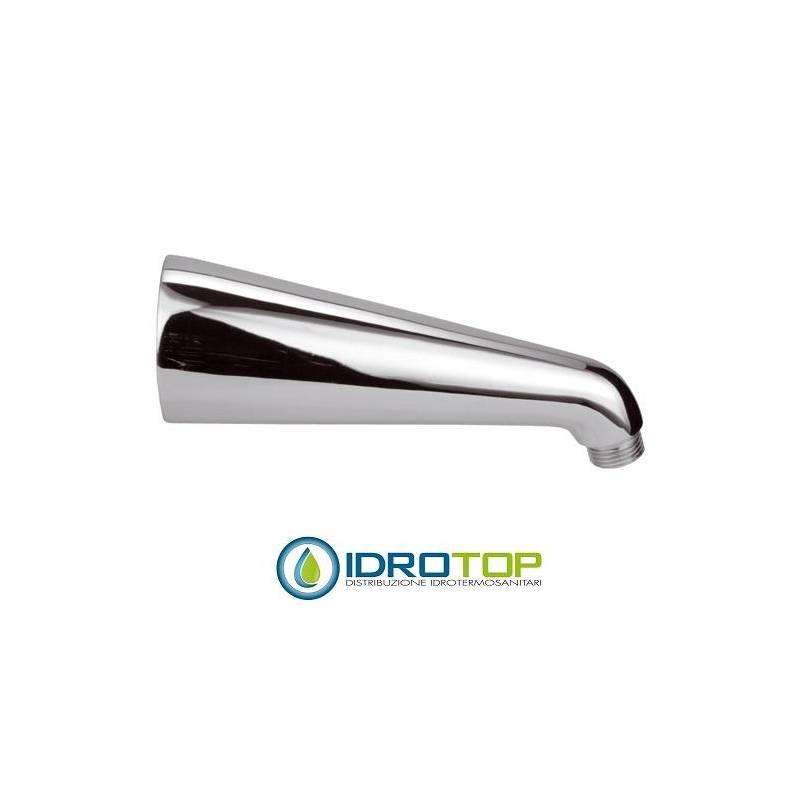 Braccio Doccia CONICO cm 20 in ottone Cromato Remer