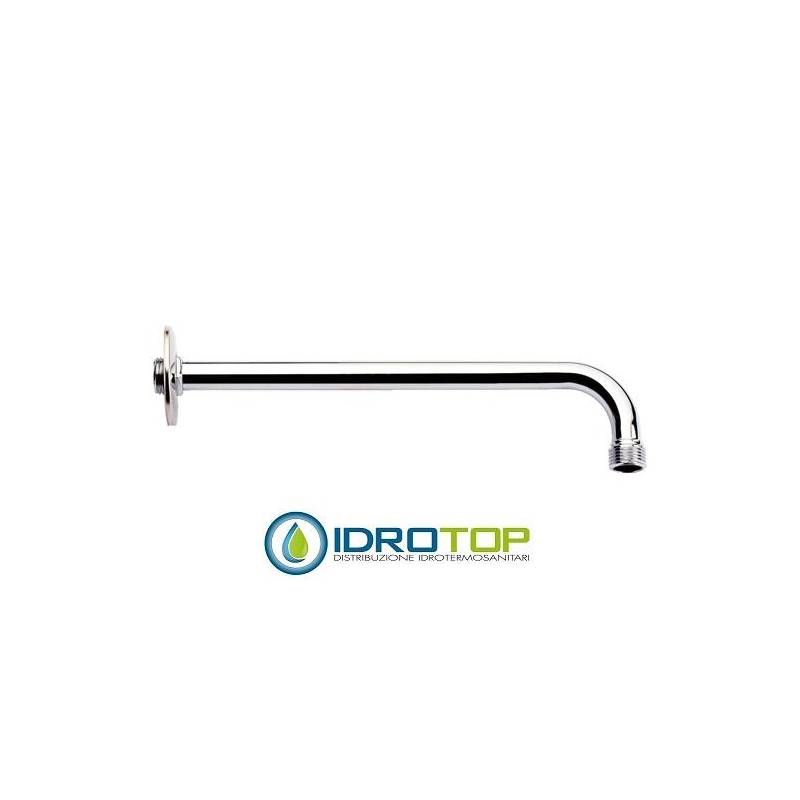 Braccio Doccia cm 20 in ottone Cromato Remer