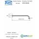 Braccio Doccia cm 20 in ottone Cromato Remer