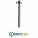 Braccio Doccia MINIMAL SOFFITTO cm 10  in ottone Cromato Remer