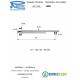 Braccio Doccia MINIMAL cm 20 in ottone Cromato Remer