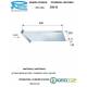Soffione Doccia a PARETE 50x20 cm  Inox Lucidato Remer