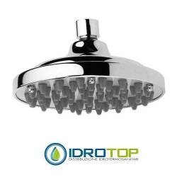Soffione Doccia a PIOGGIA diam.15 cm con snodo e getti anticalcare ABS CROMATO Remer