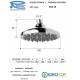 Soffione Doccia a PIOGGIA diam.15 cm con snodo e getti anticalcare ABS CROMATO Remer