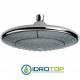 Soffione Doccia a PIOGGIA diam. 24 cm con snodo e getti anticalcare ABS CROMATO Remer