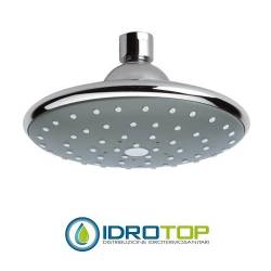 Soffione Doccia a PIOGGIA diam.16 cm con snodo e getti anticalcare ABS CROMATO Remer